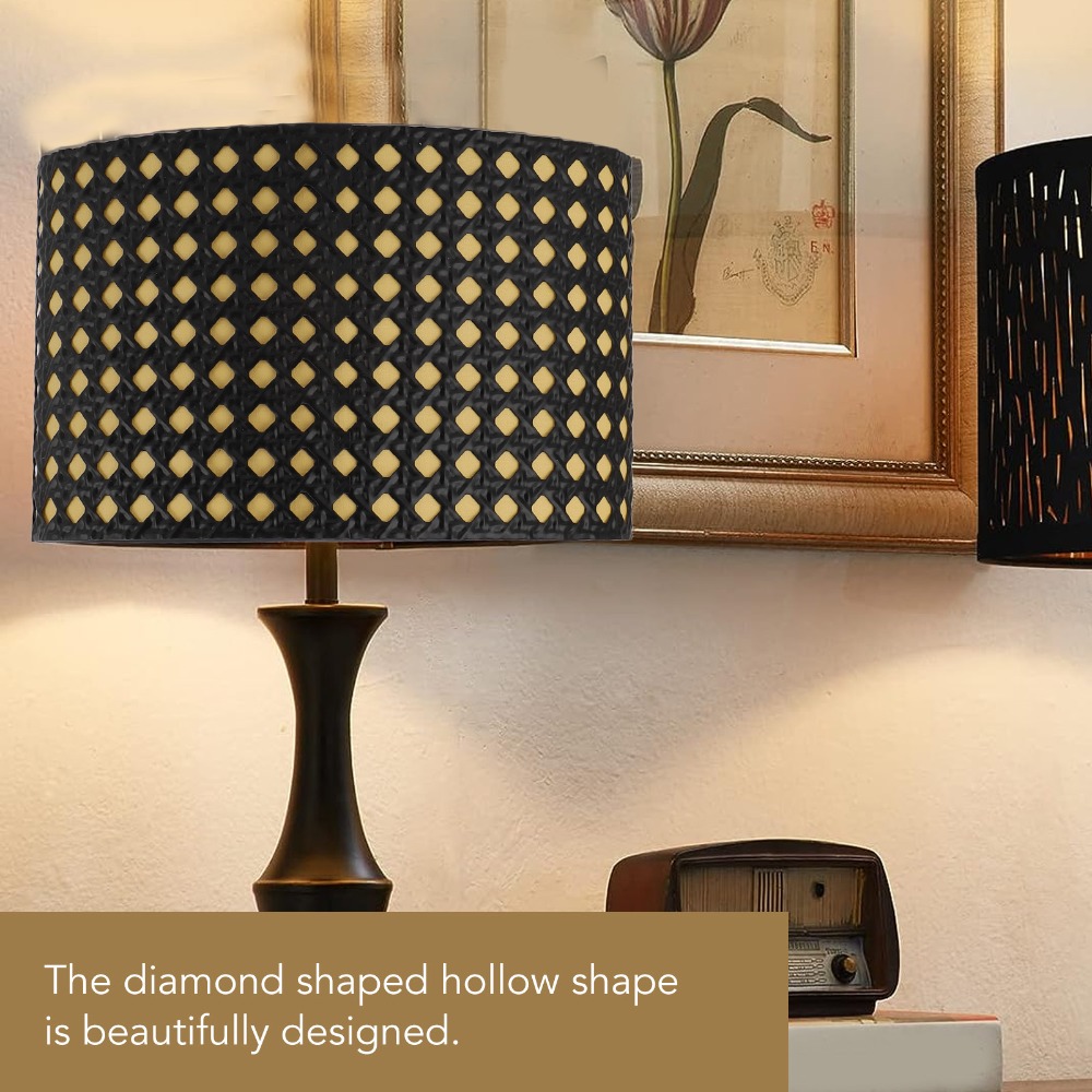 Geometric Lamp Shade - Kap Lampu Besi Modern Pola Geometris