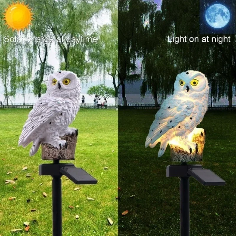 Decor Lighting Floor Lamps - Lampu burung hantu luar ruangan tenaga