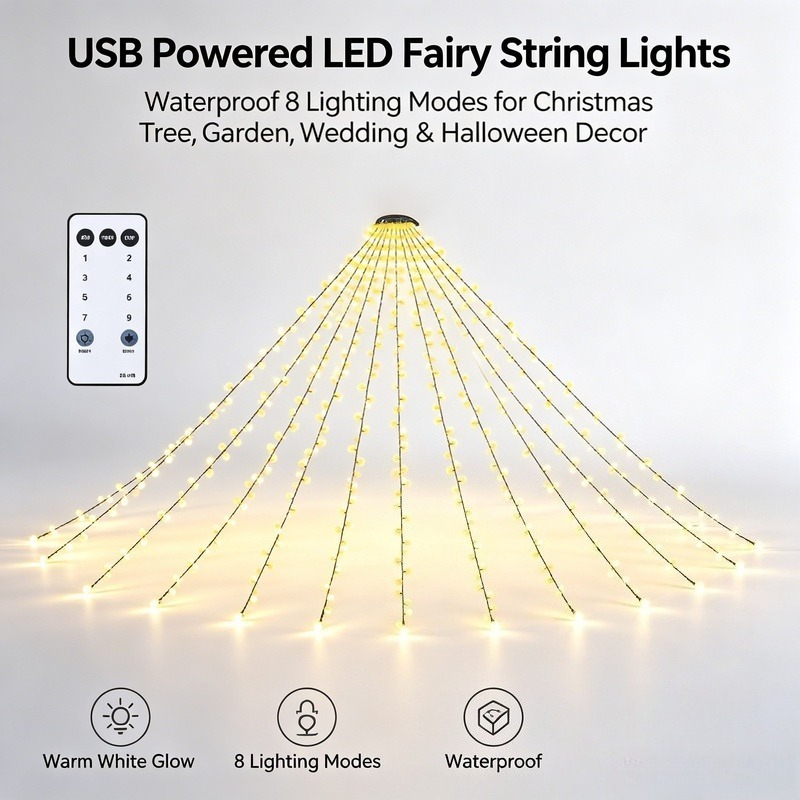 Lighting Decoration For Wedding - Lampu LED USB Fairy String, Lampu
