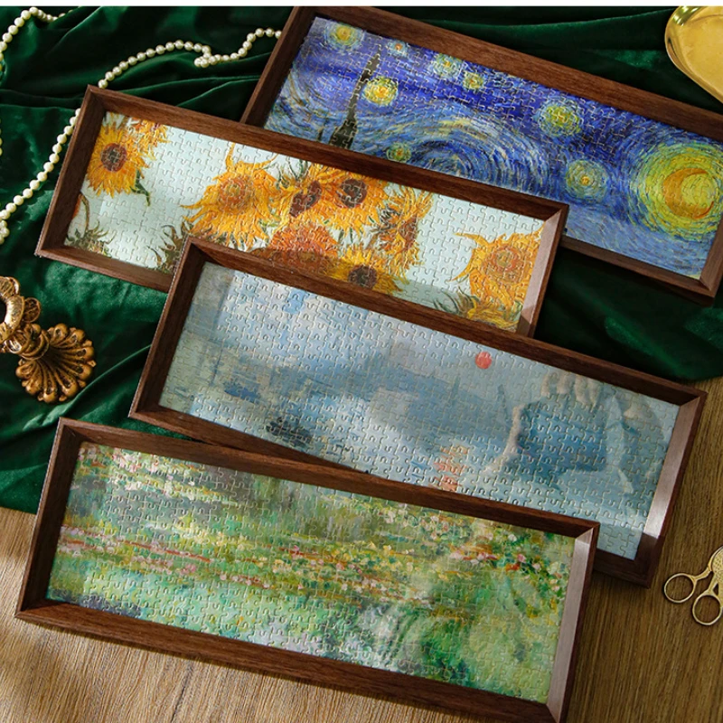 Lighting Decor Sunrise Photos - Artis Terkenal Monet Sunrise Impression Jigsaw