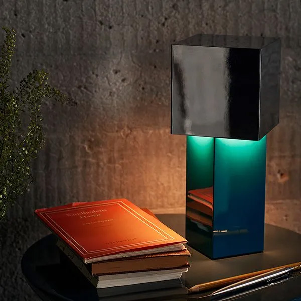 Geometric Lamp Shade - Lampu meja logam geometris isi ulang