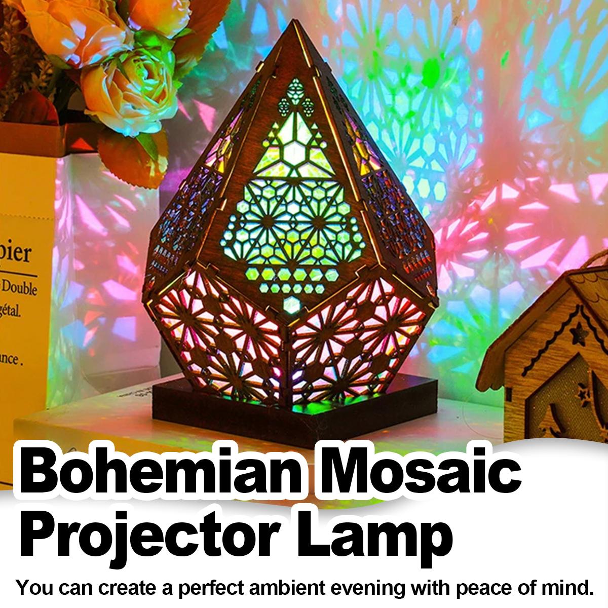 Decor Lighting Floor Lamps - Lampu Meja Proyeksi Led Bohemian Usb