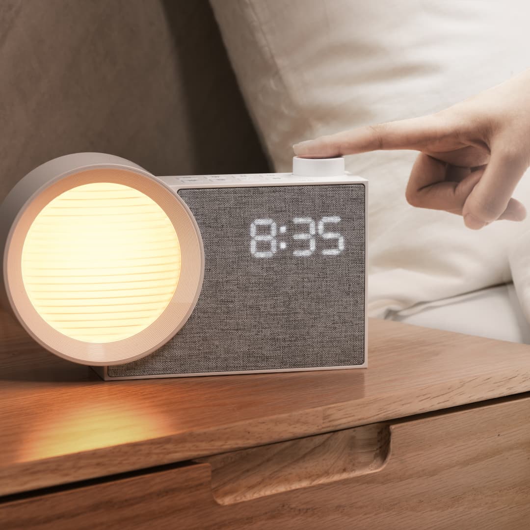 Decor Lighting Table Lamps - Jam Alarm LED WILIT dengan Lampu