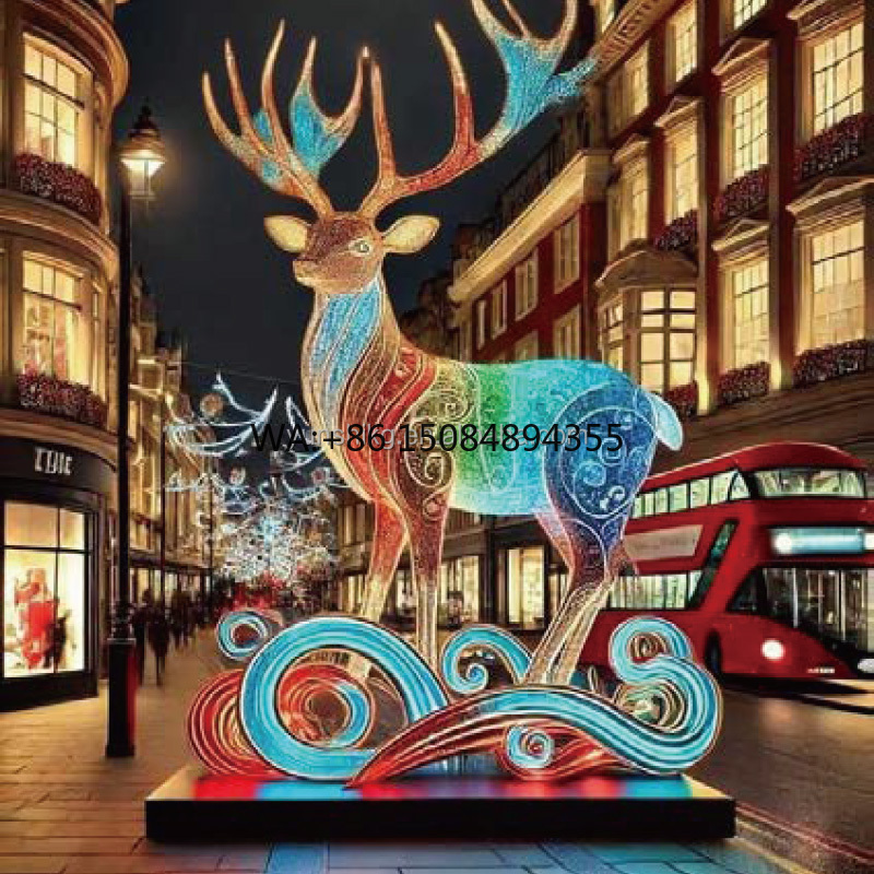 Lighting Christmas Decor - Lampu LED Bentuk Kereta Rusa Dekoratif