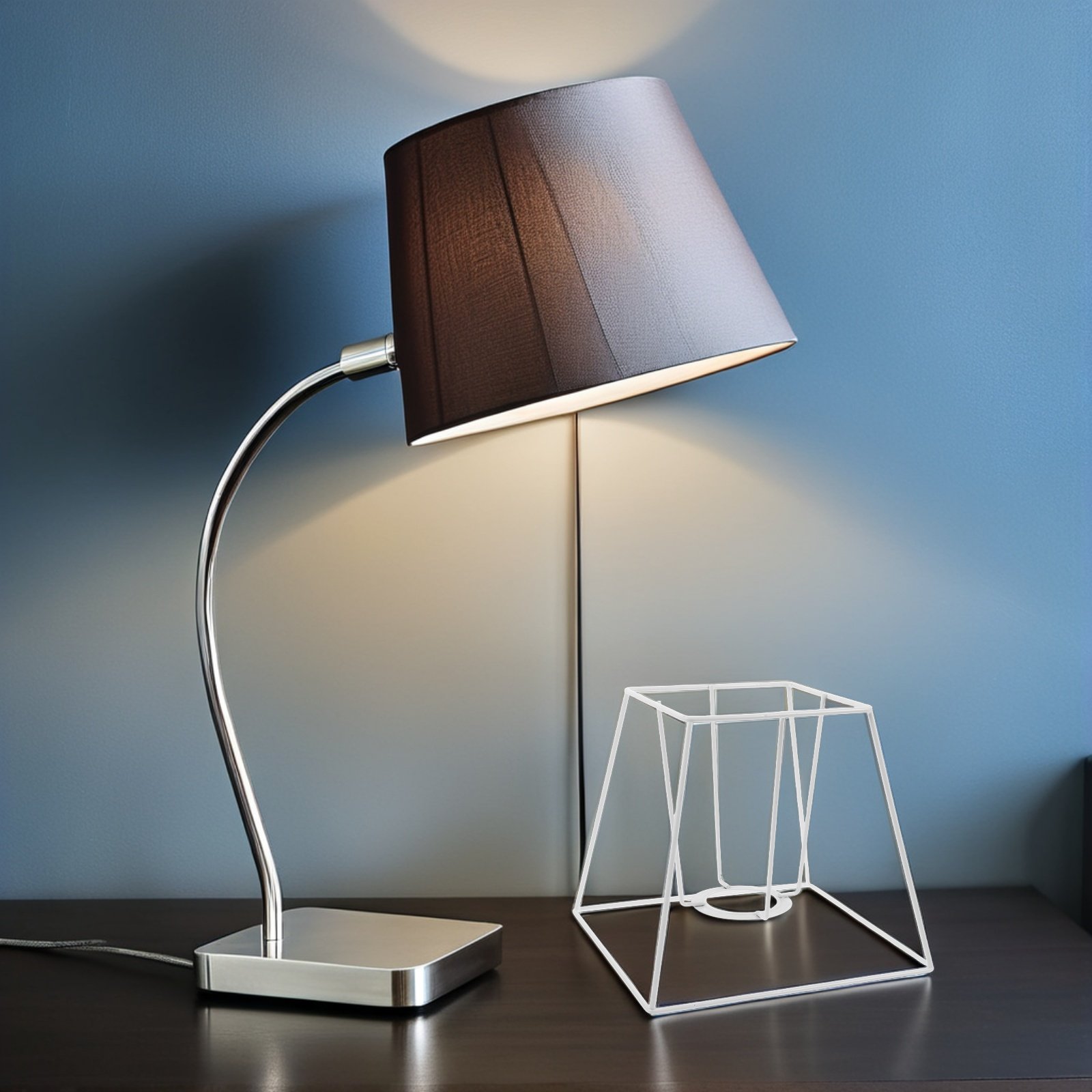 Rangka Kap Lampu Kawat Besi Ge - Geometric Lamp Shade ulasan dan harga