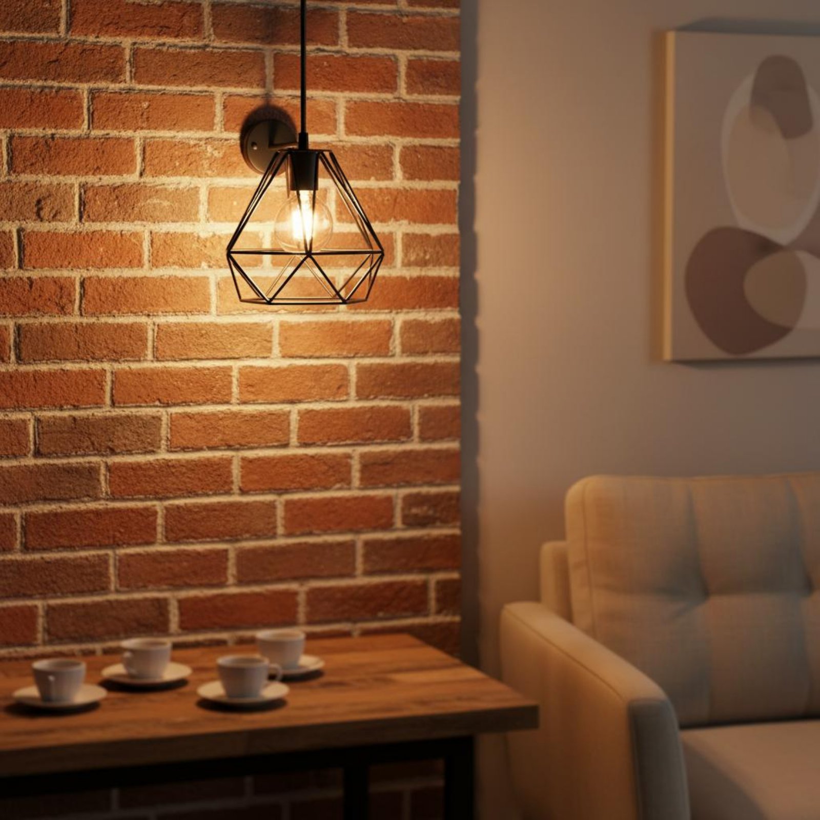Kap Lampu Bentuk Belah Ketupat - Geometric Lamp Shade ulasan dan harga