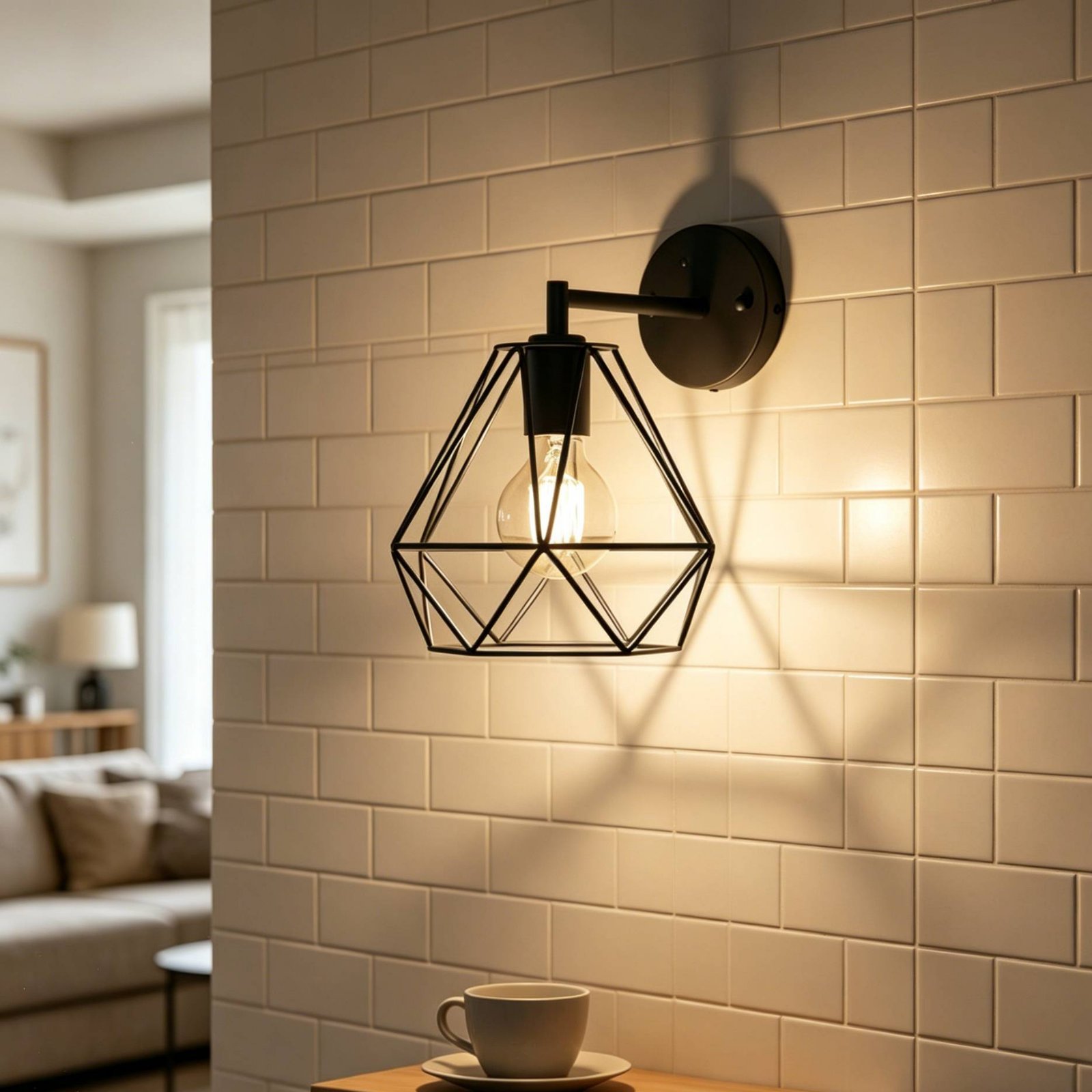 Kap Lampu Bentuk Belah Ketupat - Geometric Lamp Shade ulasan dan harga