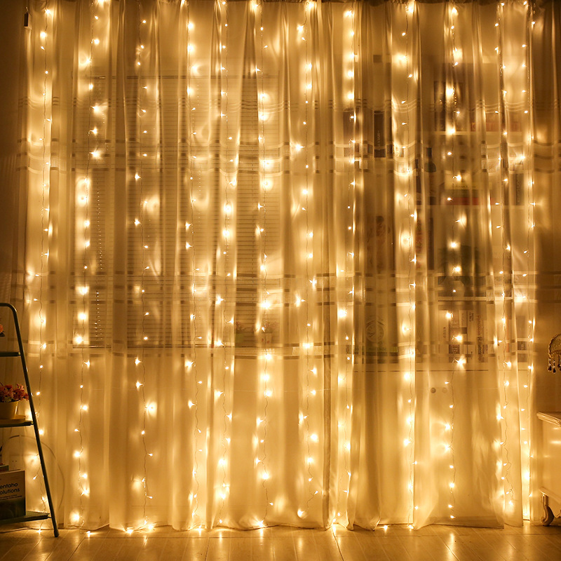 Lampu Tali Tirai LED USB denga - Fairy Light Curtain ulasan dan harga