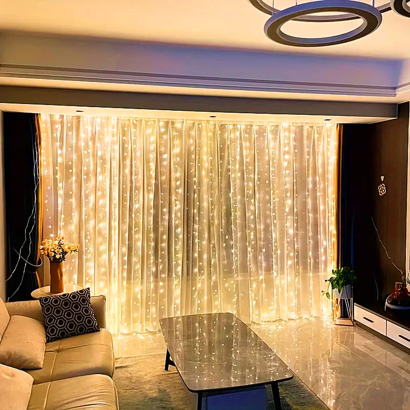 Lampu Tali Tirai LED USB denga - Fairy Light Curtain ulasan dan harga