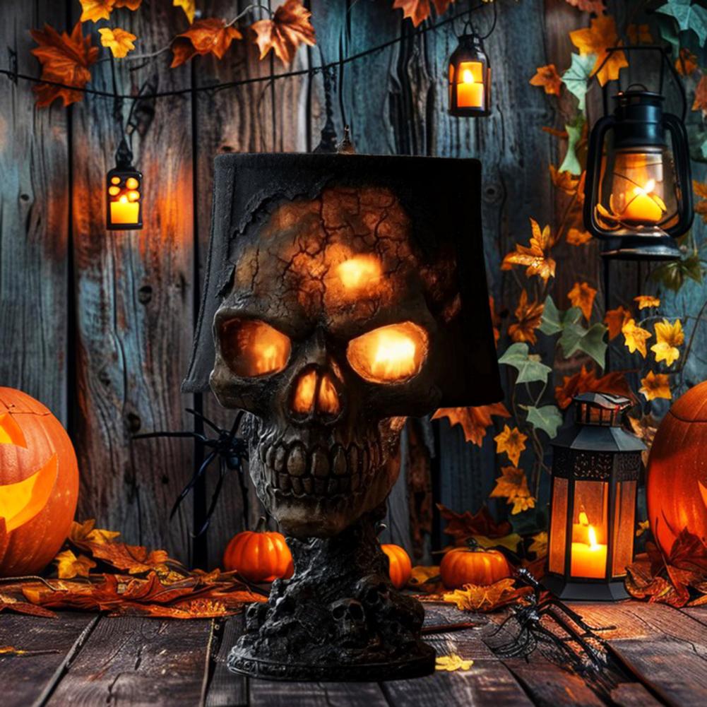 Lampu Tengkorak Batu Lava Hall - Unique Lighting Decor ulasan dan harga