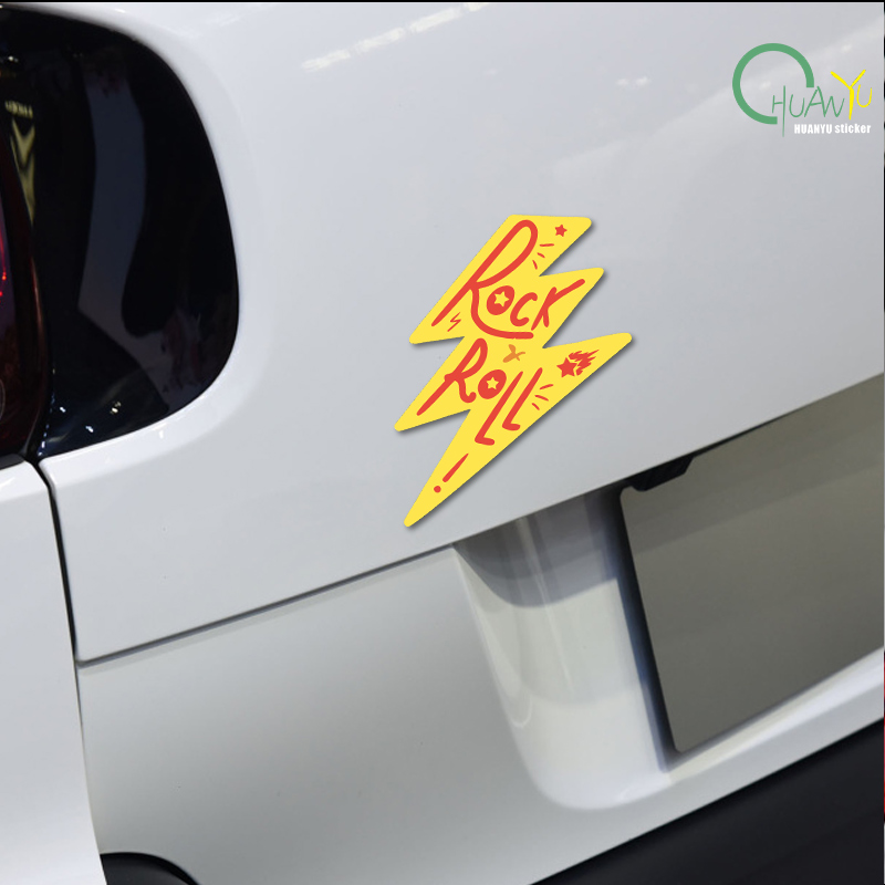 Stiker Mobil Rock Lightning Si - Unique Lighting Decor ulasan dan harga