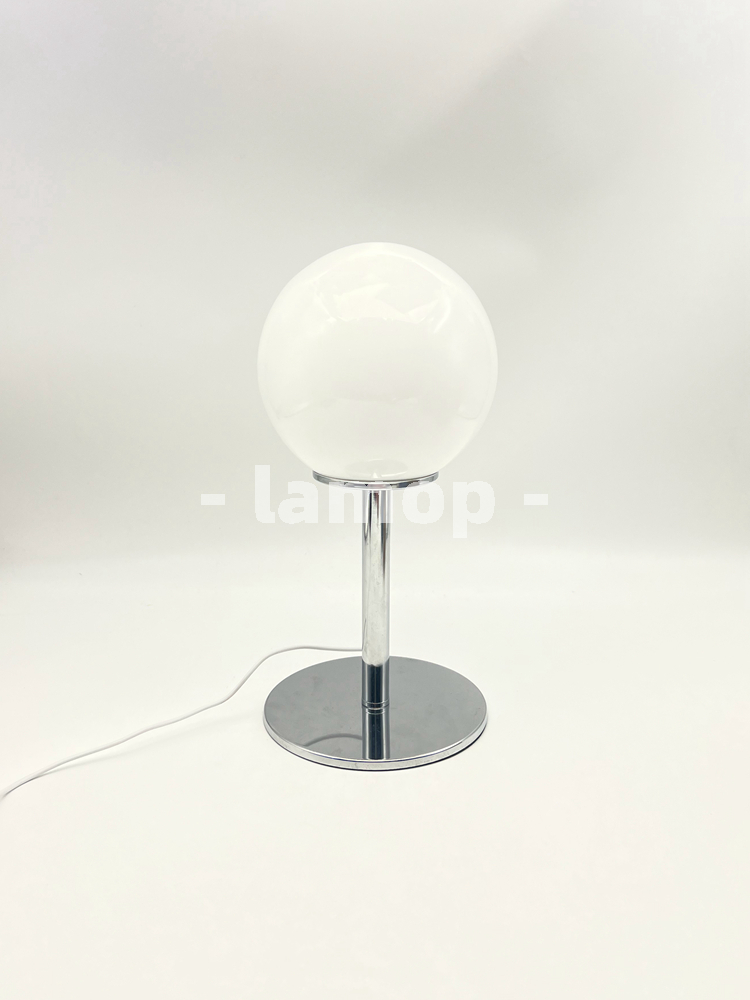 Lampu Meja Krom Bulat Putih Su - Decor Lighting Table Lamps ulasan dan harga