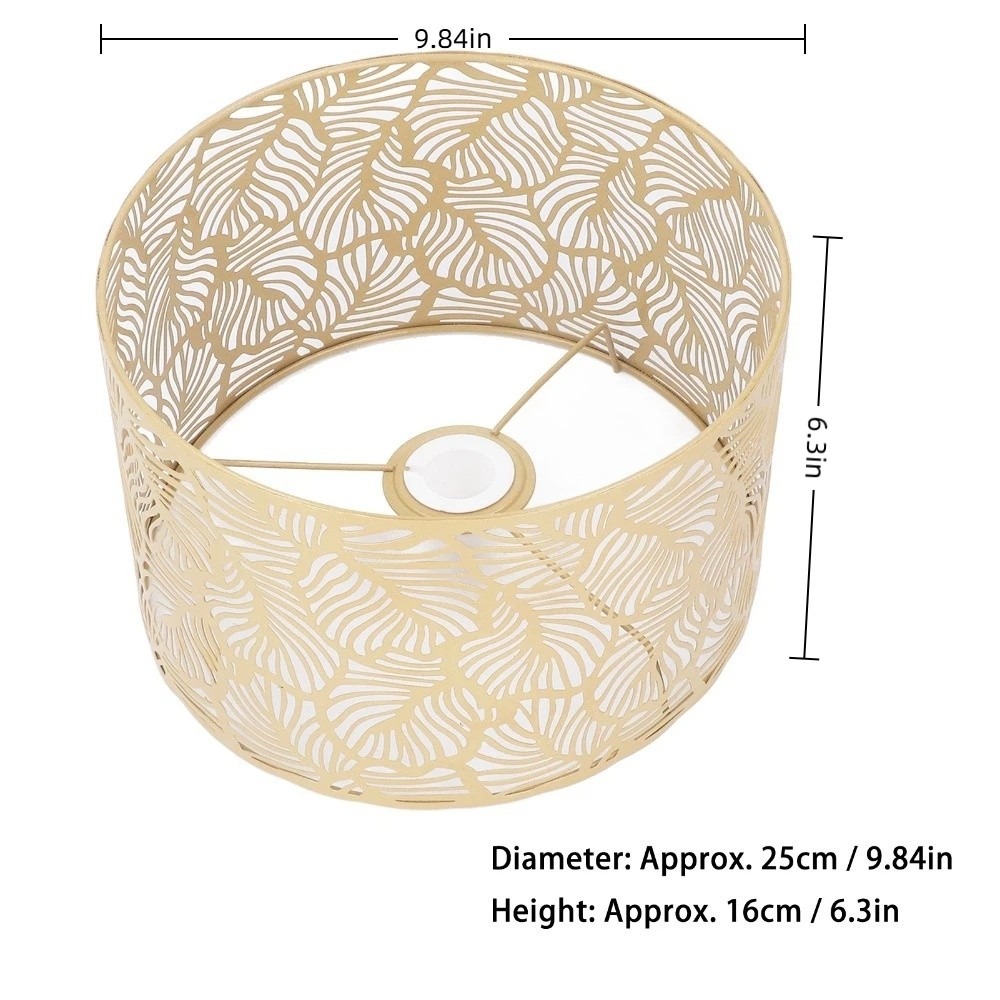 Kap Lampu Besi Sederhana Pola  - Geometric Lamp Shade ulasan dan harga