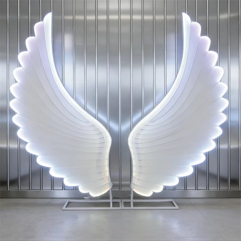 Sayap Malaikat Bercahaya Lampu - Lighting Decoration For Wedding ulasan dan harga