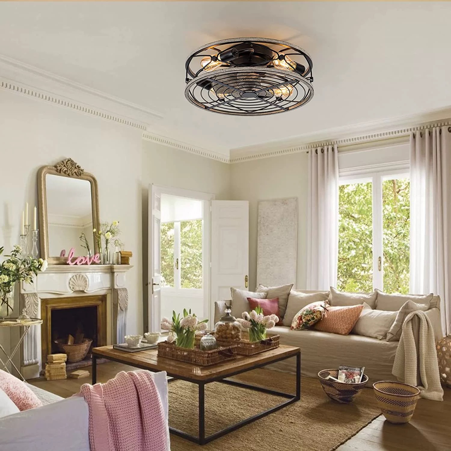 Kipas Langit-langit Pintar den - Decor Lighting Ceiling Fans ulasan dan harga