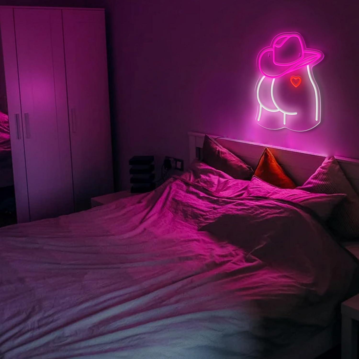 Lampu LED Neon Sign Cowgirl ya - Lighting Decoration For Wedding ulasan dan harga