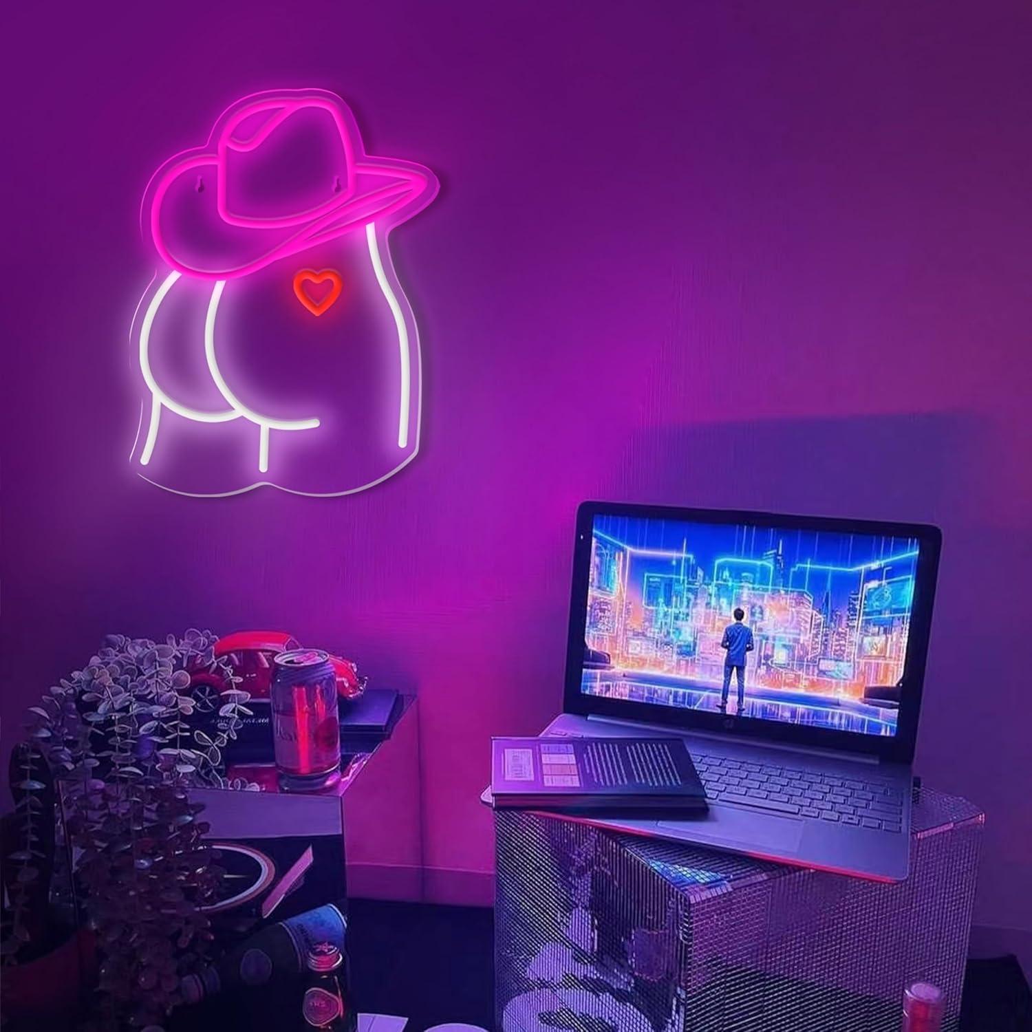 Lampu LED Neon Sign Cowgirl ya - Lighting Decoration For Wedding ulasan dan harga