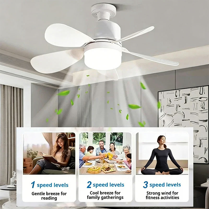 E27 Lampu Kipas Langit-langit  - Decor Lighting Ceiling Fans ulasan dan harga