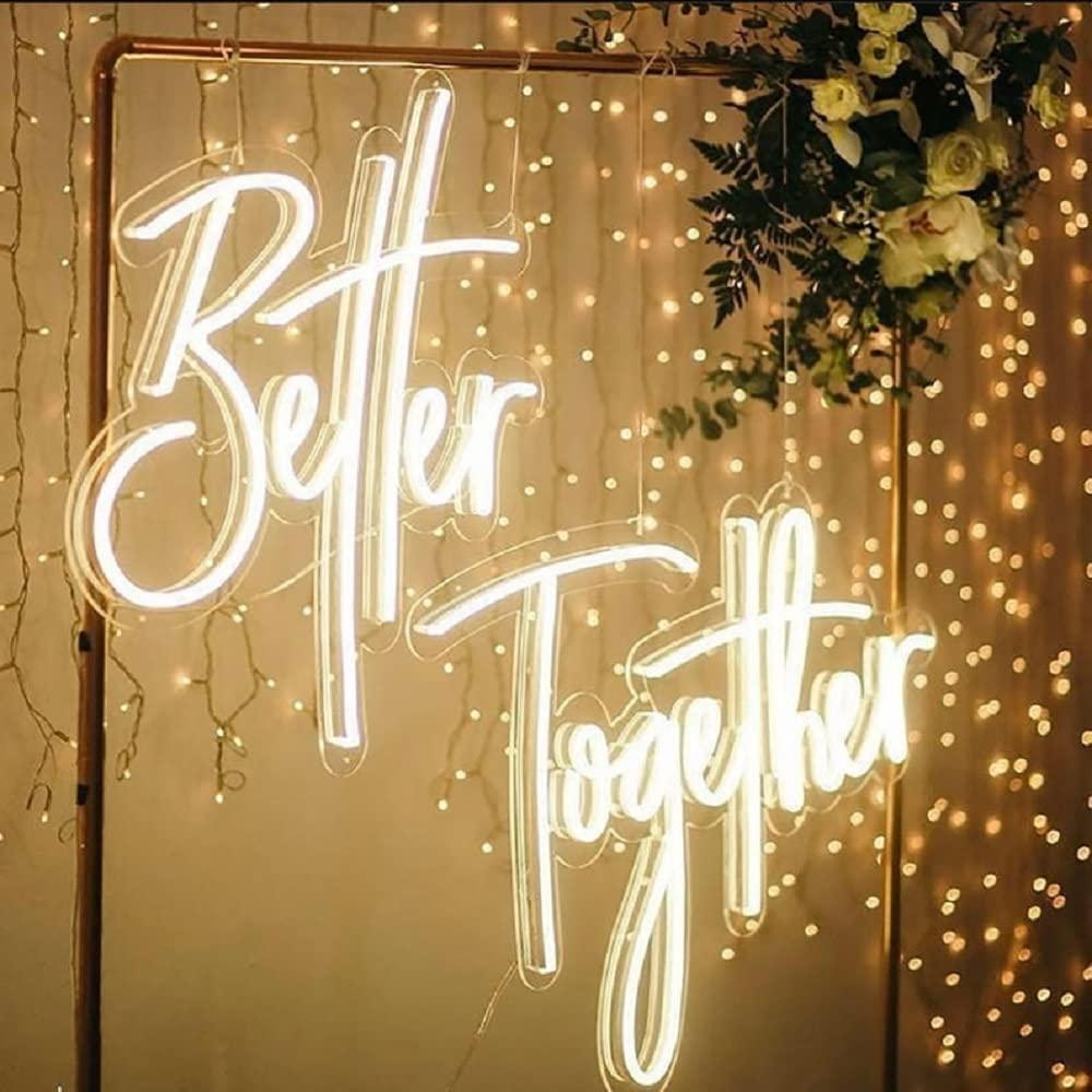 Lampu Neon LED USB Dimmable Be - Lighting Decoration For Wedding ulasan dan harga