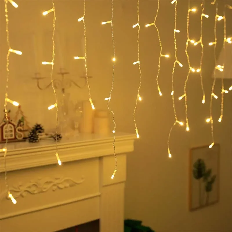 Lampu Natal Dekorasi Luar Ruan - Fairy Light Curtain ulasan dan harga