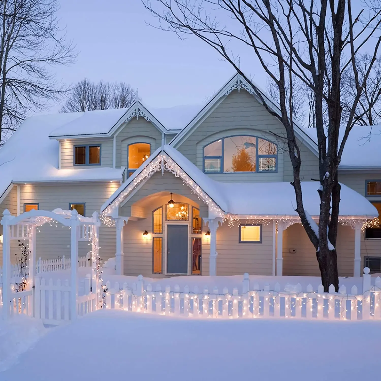 Lampu Natal Dekorasi Luar Ruan - Fairy Light Curtain ulasan dan harga