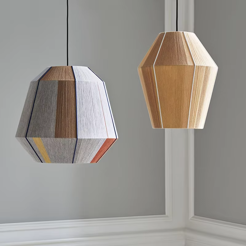 Lampu gantung rotan Boho Geome - Geometric Lamp Shade ulasan dan harga