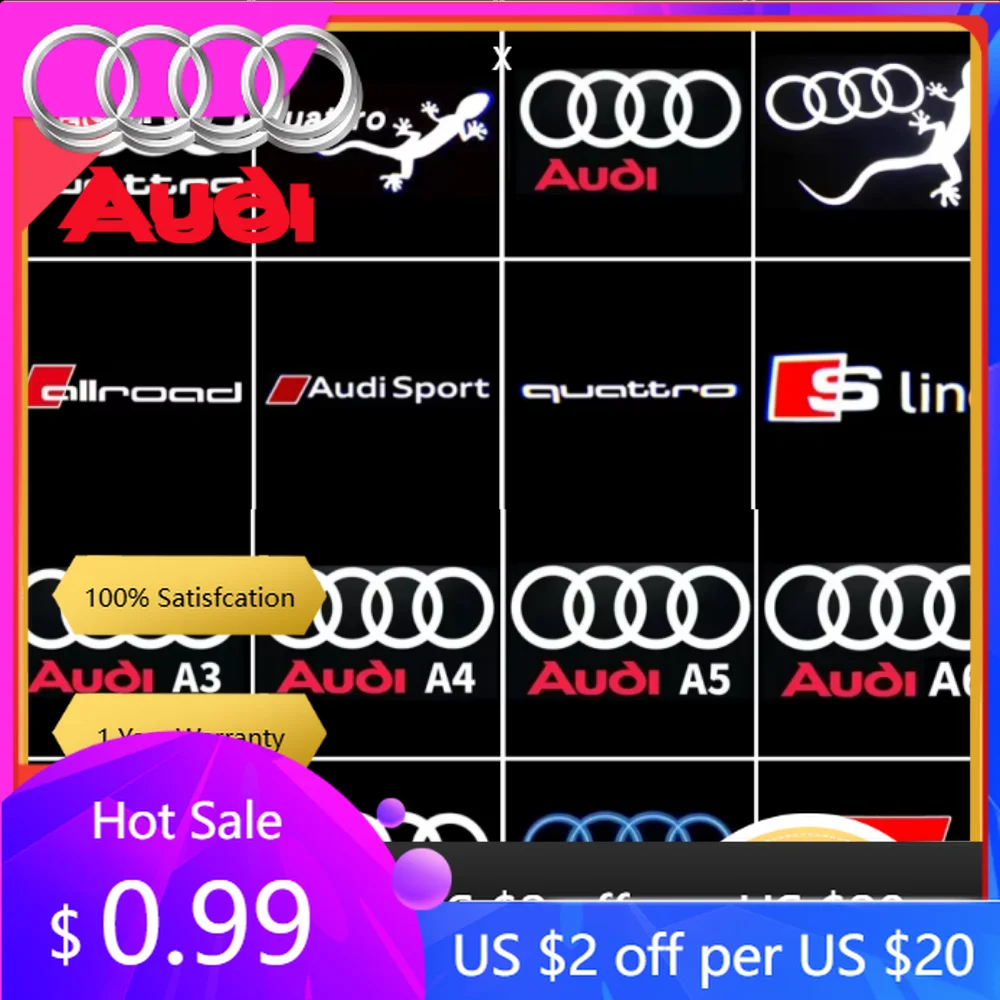 Lampu LED Pintu Mobil Hub Caps - Gecko Lighting & Decor ulasan dan harga