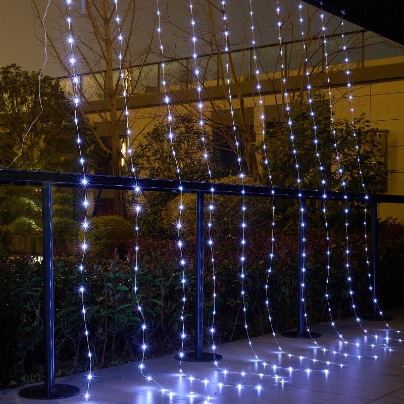 Lampu Tirai LED 3/4/6m, Garlan - Fairy Light Curtain ulasan dan harga