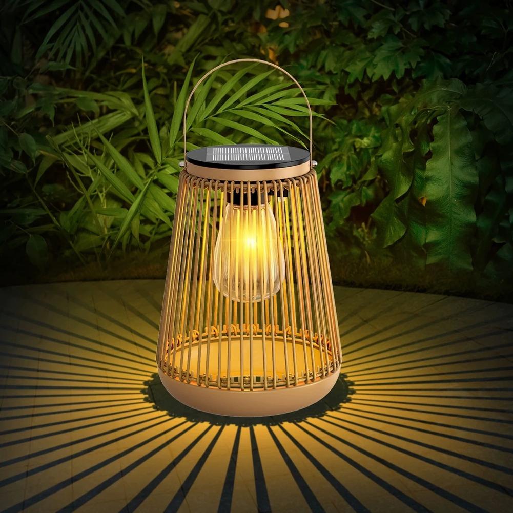 Lampu Rotan Tenaga Surya Tahan - Decor Lighting Table Lamps ulasan dan harga