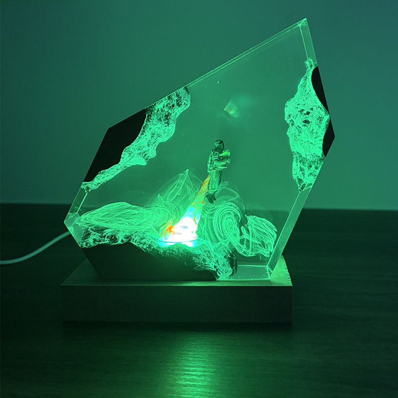 Lampu Meja Resin Figur Anime S - Lighting Decoration For Wedding ulasan dan harga