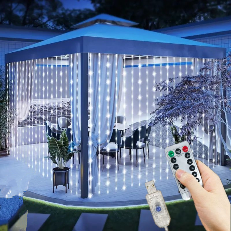 LED Garland Lampu Peri Lampu T - Fairy Light Curtain ulasan dan harga