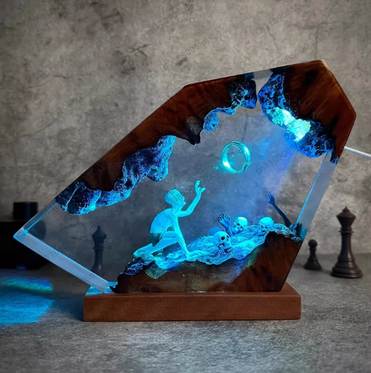 Lampu Resin Dekorasi Ruangan U - Unique Lighting Decor ulasan dan harga