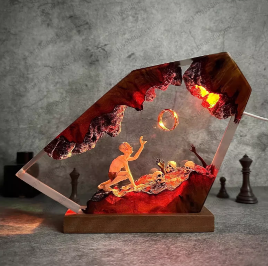Lampu Resin Dekorasi Ruangan U - Unique Lighting Decor ulasan dan harga