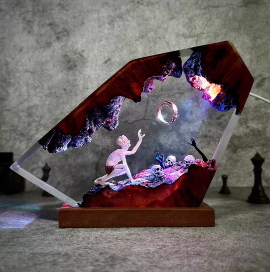 Lampu Resin Dekorasi Ruangan U - Unique Lighting Decor ulasan dan harga