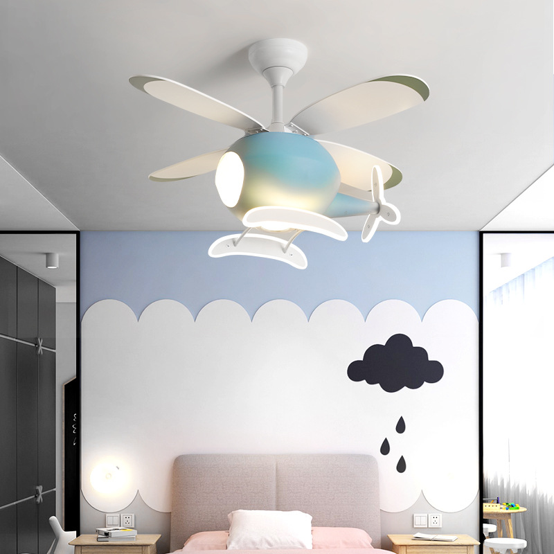 Lampu Kipas Pesawat Kartun Kre - Decor Lighting Ceiling Fans ulasan dan harga