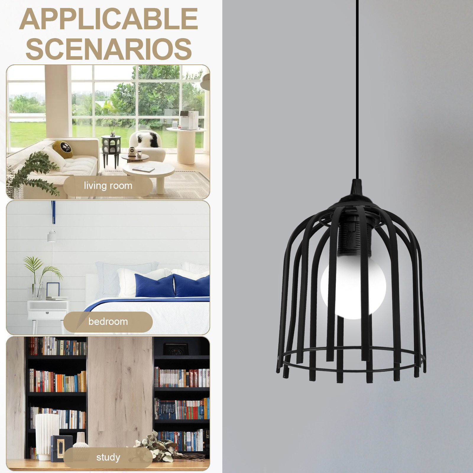 1Pcs Lampu Gantung Geometris d - Geometric Lamp Shade ulasan dan harga