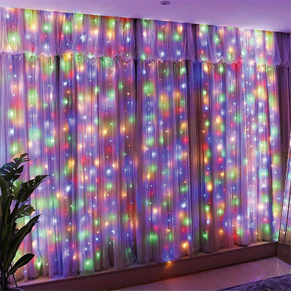 Tirai LED USB 3/6M 8 Mode Lamp - Fairy Light Curtain ulasan dan harga