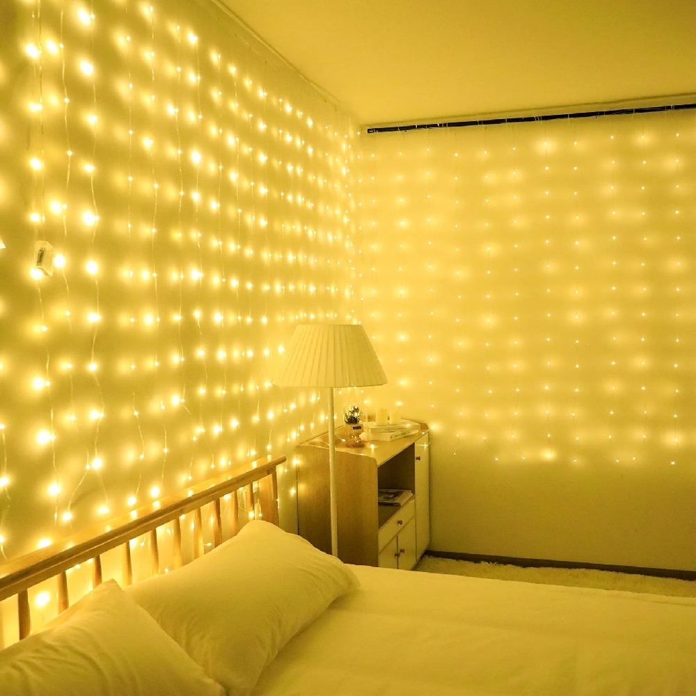 Lampu Tali Tirai LED 3/6M USB  - Fairy Light Curtain ulasan dan harga