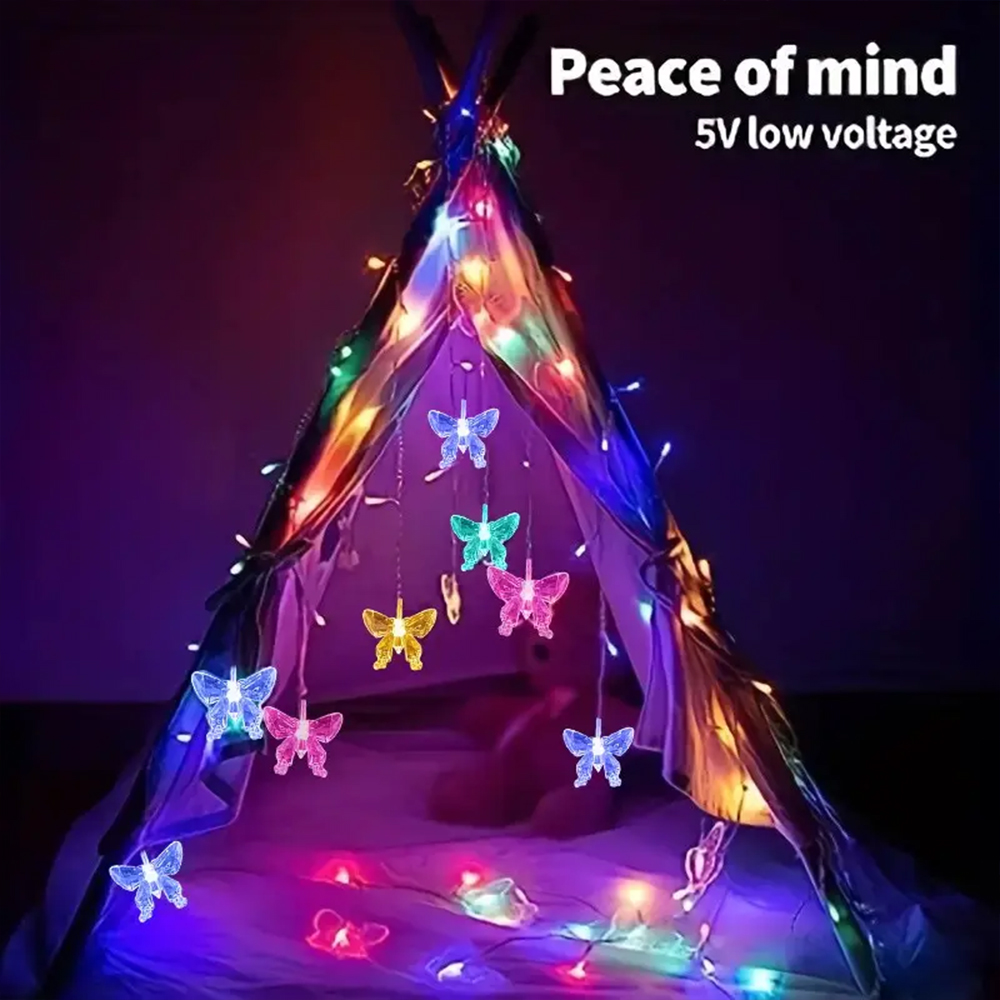 Lampu Tirai LED Kupu-kupu deng - Fairy Light Curtain ulasan dan harga