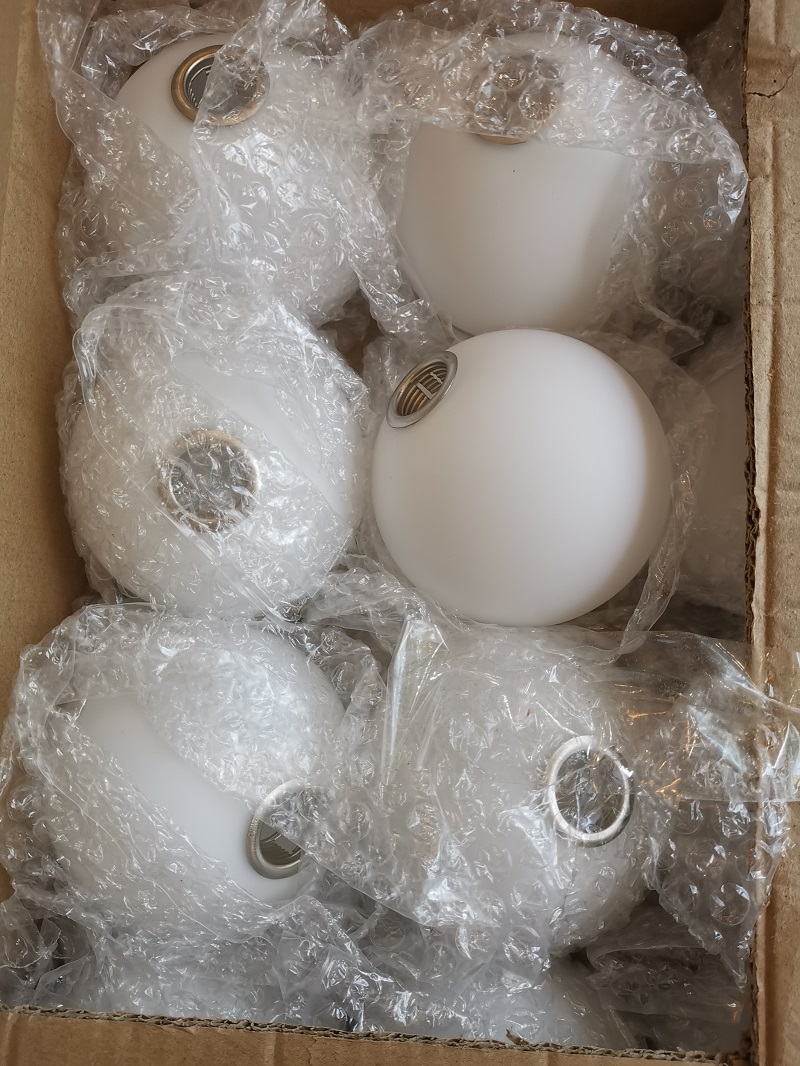 SANDYHA Kaca Buram untuk Liont - Decor Lighting Floor Lamps ulasan dan harga