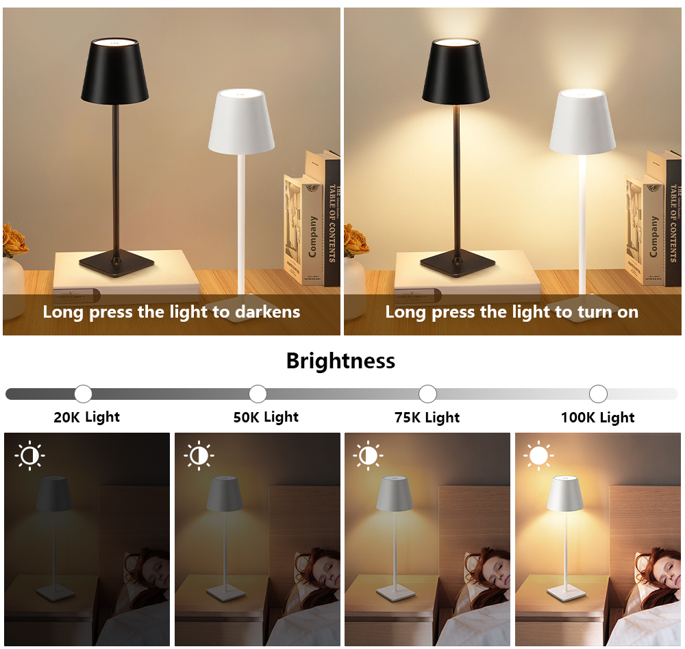 Lampu Meja LED Isi Ulang Nirka - Decor Lighting Table Lamps ulasan dan harga