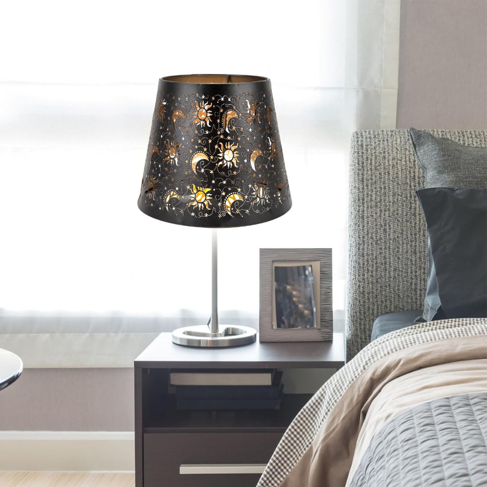 Kap Lampu Besi Modern Pola Geo - Geometric Lamp Shade ulasan dan harga